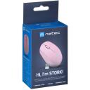 Natec STORK hiir, NMY-2002, 1600 DPI, 2.4 GHz, 3 nuppu, AA aku, traadita, roosa