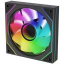 Xilence Вентилятор для корпуса XF078, 120мм, 500-1800RPM, 7-13.2V, черный, PWM, ARGB, 4 винта