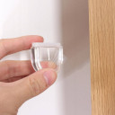 Durvju aizsargs ar pašlīmējošu stiprinājumu, caurspīdīgs, GH01011, GEKO