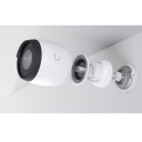 Lauko vidaus IP stebėjimo kamera 4K 8 MP PoE su 3&times; optiniu priartinimu 25 m IR naktiniu matymu AI įvykių aptikimu ir integruotu mikrofonu UVC G5 Pro Balta Ubiquiti