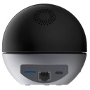 Ezviz E6 CS-E6 Iek&scaron;telpu Panorāmas 5MP 2K Viedā Wi-Fi / LAN 360 Kamera MicroSD / Nakts Redzamība Pelēka