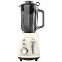 Cecotec Blenderis Power Black Titanium RetroBeige 3885, 1200 W, 1.5 L, stiklinis indas, 4 peiliai, 2 greičiai, impulso funkcija