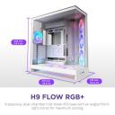 Nzxt Korpus H9 Flow RGB CM-H92FW-R1, 3x140mm esiventilaatorid, 1x120mm tagumine ventilaator, 420mm radiaatorid