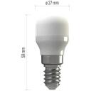 Emos LED лампочка 0064399, 1.8W, 160Lm, E14, матовая, T28, 4000K, белая