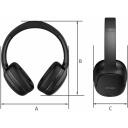 Manta K&otilde;rvaklapid HDP1001BK, 600mAh, 50h, Bluetooth 5.3, 4 mikrofoni, USB-C, 3,5mm AUX, k&otilde;va kott