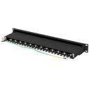 Lanberg Patch paneel 24 porti 1U PPS7-1024-B, 24 pesa, 1U, Cat7, must