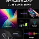 Svētku dekora viedā LED Cube Spot gaismas lampa 12 W 60000 h bezvadu 100–240 V YLFWD-0008 Yeelight