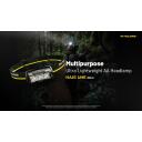 Nitecore HA15 UHE LED žibintuvėlis, 400 lm, 43 g, 6 lempų, 1100 mAh baterija, USB įkrovimas, 114 h veikimo laikas