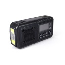 Kruķa radio 'Multi' DAB+, Origin Outdoors, R180884, FM/DAB+, Bluetooth, 4000 mAh, SOS signāls, lukturis
