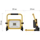 Emos LED прожектор ACCO ZS2832, 30 W, 3000 lm, IP54, желтый, холодный белый, Li-Ion 10 000 mAh, 120&deg;, 25 000 ч