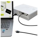 Goobay HDMI kabelis 47575, 3 m, 8K@60Hz, 4K@120Hz, HDCP 2.2, 48 Gbit/s, apaļ&scaron;, melns