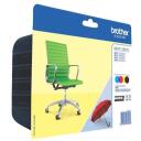 Brother Tintes kasetne LC229XLVALBP, 4 kasetnes, līdz 2400 lappusēm (melns), līdz 1200 lappusēm (ciāns, magenta, dzeltena)