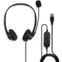 Lindy наушники 42870 USB Type A, частота 20 - 20000 Гц, длина кабеля 1.95 м, импеданс 32 &Omega;, черный