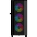 Gembird Fornax 4000 ARGB Datora korpuss CCC-FC-4000, 330mm, 200mm, 430mm, 4.4kg, Tempered glass, SPCC, 2x2.5" bays