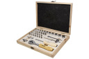 Instrumentu komplekts, FORSAGE, F-2382-5, 38 priek&scaron;meti, 1/4" 6-stūru, Cr-V tērauds, koka kārba