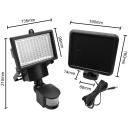 Maclean MCE442 Saules lampa LED prožektors ar kustību sensoru, sienas stiprinājums, IP44, 6W, 6000K