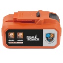 Ūdens un putekļu necaurlaidīga akumulators 2x20V 8.0/4.0Ah, POWERPLUS, POWDP90400, 1700W, 150 mm diska diametrs, ergonomisks dizains