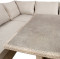 Комплект садовой мебели GERA угловой диван, 2 пуфа и стол 77685 HOME4YOU