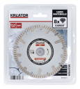 Teemantlõikeketas Ø 125mm, KREATOR, KRT084101, 22,2 mm auk, 9 segmenti, 9 mm lõike serv