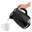 Tefal Tējkanna KO250830, 2400 W, 1.7 L, Plastmasa, 360&deg; rotējo&scaron;s pamats, Melna ar hromētiem elementiem