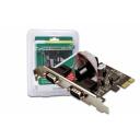 Digitus RS232 seerianpordi laienduskart, DS-30000-1, 2xRS-232, PCIe, ASIX99100, 230400bps, &uuml;hilduv Windowsiga