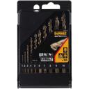 Dewalt Metāla urbju uzgaļi DT4935-QZ 6.8 mm, 109 mm, HSS-Co, 10 gab., 3 plakana &scaron;afta, cietais kodols, optimizēts pilots