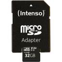 Intenso atminties kortelė microSDHC 3433480 32 GB, skaitymo greitis 100 MB/s, ra&scaron;ymo greitis 45 MB/s, UHS 3, V30