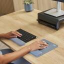 Fellowes Breyta kompaktne klaviatuuri (TKL) randme tugi 100142572, 60mm, 320mm, 17.5mm, antibakteriaalne, silikoon, merine