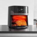 Black Decker fritēze BXAF6500E ES9730070B, 6.5L, 1600W, 8 režīmi, digitālais displejs, nerūsējo&scaron;ā tērauda korpuss