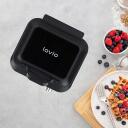 Lovio Vafeļu panna LVWF002BK, 1500W, 2 vafeles, 6 pakāpju regulē&scaron;ana, skaņas paziņojumi, neslīdo&scaron;as kājiņas