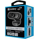 Sandberg USB kamera 333-96, 1080p, USB 2.0, 1,2m, 30 kadrų/s, 2MP, 60&deg; matymo kampas, integruotas mikrofonas