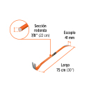 Lauznis 22x750mm, 3000g Expert® BU-75X TRUPER
