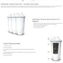 Rezerves ūdens attīrošie filtri karstā ūdens dispenserim (saderīgs ar modeļiem HW 1660, HW 770, HW 660) 3 gab 01861 Caso