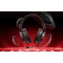 Qcy Heroad VNT200 spēļu austiņas H8GM black, 53mm, 7.1, 11 EQ, 3 režīmi, USB-A, Heroad Driver