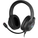 Genesis austiņas, Neon 213 RGB, NSG-2306, 20-20000 Hz, 32 &Omega;, -42 dB, vadu, melnas, RGB apgaismojums, skaļuma regulē&scaron;ana