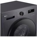 LG Pesumasin F4X1009NMB, 9 kg, 1400 RPM, A klass, esik&uuml;ljelt laadimine, auru funktsioon, Wi-Fi, grafiitmust