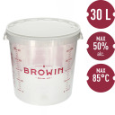 30L Fermentation Container with Lid BROWIN 340461, 3 Airlocks, 2 Stoppers