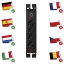 Emos &Uuml;levoolu kaitse P54222, 2m, 1800J, 4x2P+PE, 16A, 3680W, EMI/RFI filter, laste kaitse