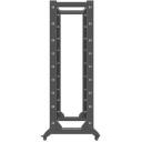 Lanberg Open Rack 42U OR01-6842-B, 600x800mm, 33kg, 600kg, 42 riiulit, must v&auml;rv, ratastega