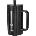 Resto French Press 90531, 1 L, melna, borosilikāta stikls, nerūsējo&scaron;ā tērauda filtrs, plastmasas vāks, ergonomiska rokturis
