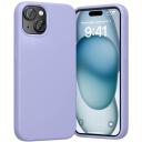 Vention KUFV0-20 Silikoonkorpus iPhone 15 Plus, lilla, N52 x 38 magnetid, 7N-8.5N magnetj&otilde;ud, vedel silikoon, MagSafe tugi