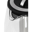Camry | Kettle | CR 1290 | Standard | 2200 W | 2 L | Plastic/glass | 360&deg; rotational base | Black/Transparent