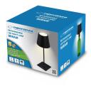 Esperanza ELD119K LED galda lampa, 100mm, 400mm, 3W, 1m, 2400mAh, 200lm, 3 gaismas režīmi, USB Type-C