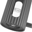 Resto French Press 90534, 0.6 L, pilka, borosilikatinis stiklas, nerūdijančio plieno filtras, plastikinis dangtelis