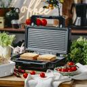Adler V&otilde;ileiva r&ouml;ster AD 3073, 1000 W, 2 plaati, roostevaba teras/must, vertikaalne ladustamine, libisemiskindlad jalad