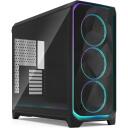 Fractal Design Datora korpuss 3 XL Ambience Pro RGB FD-C-MES3X-03, Melns TG light tint, 1x2.5&rdquo; disku ligzdas