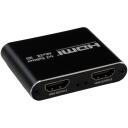 Sbox HDMI sadalītājs 1x2 HDMI-2-V2, 4K@30 Hz, 10,2 Gbps, 2 izejas porti, 5 W, 3D atbalsts