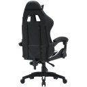 Gaming chair with 2D adjustable armrests 90&deg;&ndash;135&deg; backrest recline head and lumbar pillows up to 120 kg Core SGCH2 Black-White CNE-SGCH2W CANYON