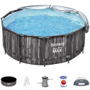 Baseinas 366x122cm Steel Pro MAX su stogeliu; 5619K BESTWAY