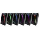 Media-Tech Игровые колонки 2.0 MT3172, 8 Вт, Bluetooth 5.0, RGB, 2 колонки, USB, Line-In, 180-20000 Гц